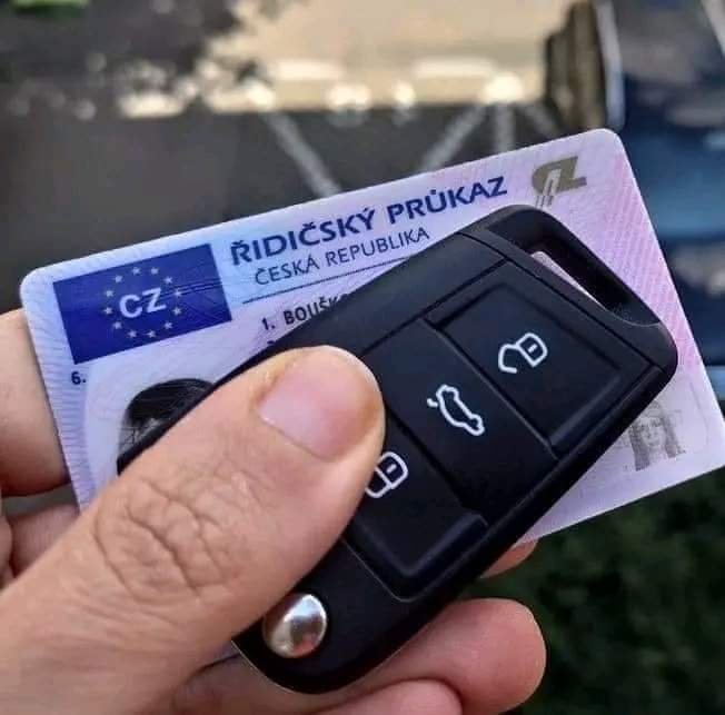 Kupte si český řidičský průkaz